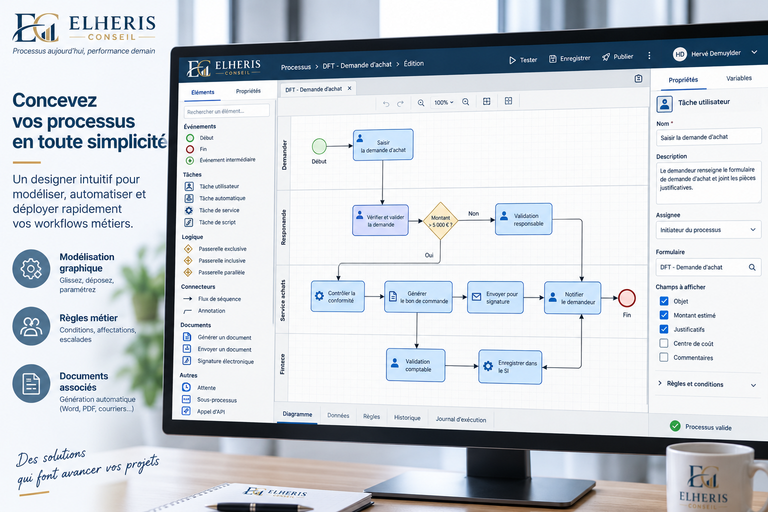 Digitalisation d&rsquo;un processus métier